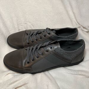 Grey lace up shoes. Size 12 M Like new condition